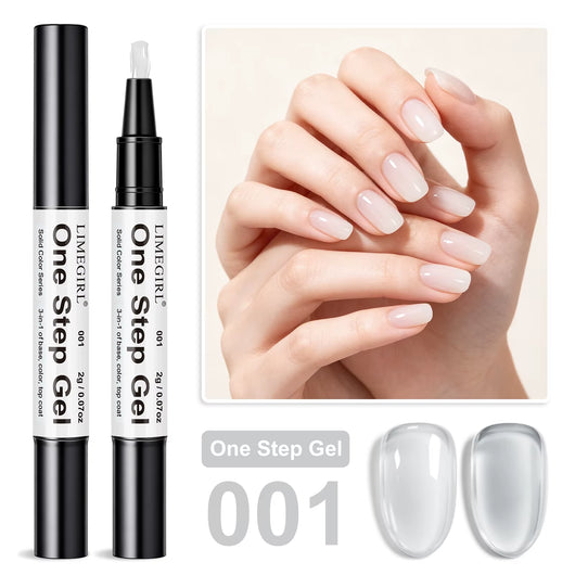 48 Colors Gel Nail Polish Pen 3In1 Gel Nail Varnish Quick-Dry Long-Lasting Graffiti Painting Brush for Outdoor Travel
