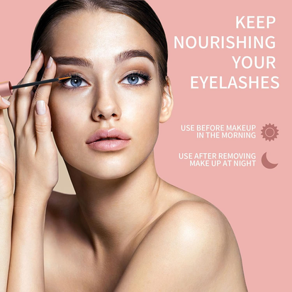 Dewy Blink™️ Eyelash & Eyebrow Growth Serum - Irritation-Free, Boosts Fuller, Longer, Thicker Lashes - Pink