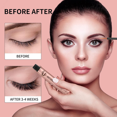 Dewy Blink™️ Eyelash & Eyebrow Growth Serum - Irritation-Free, Boosts Fuller, Longer, Thicker Lashes - Pink